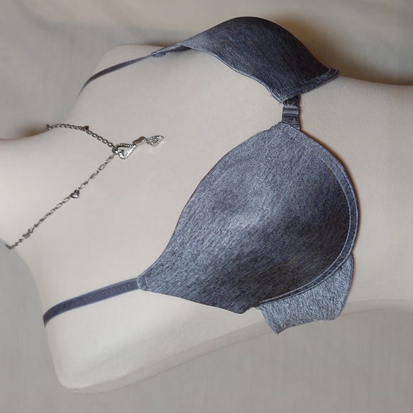 Isod Gray Racer-back Bra - Picture 2 of 9